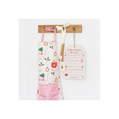 Sugarplum Fun Christmas Rules Hanging Sign
