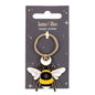 Forest Bee Enamel Keyring