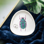 Off White Beetle Trinket Dish
